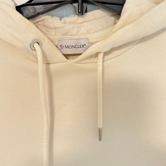 Moncler Beige Hoodie & Joggers Logo Lounge Set M | $1,250 Retail - Picture 5 of 16